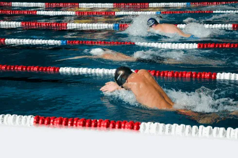 Andreas Onea bei einem internationalen Schwimmwettkampf