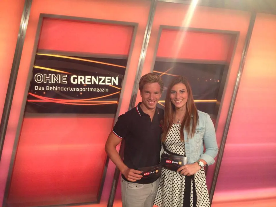 Andreas Onea bei der ORF-Moderation Ohne Grenzen