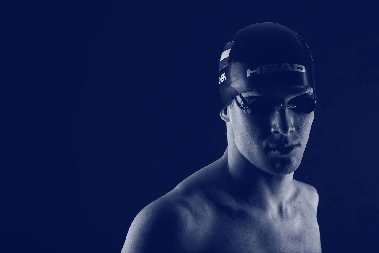 Andreas Onea als Para-Schwimmer vor dem Wettkampf